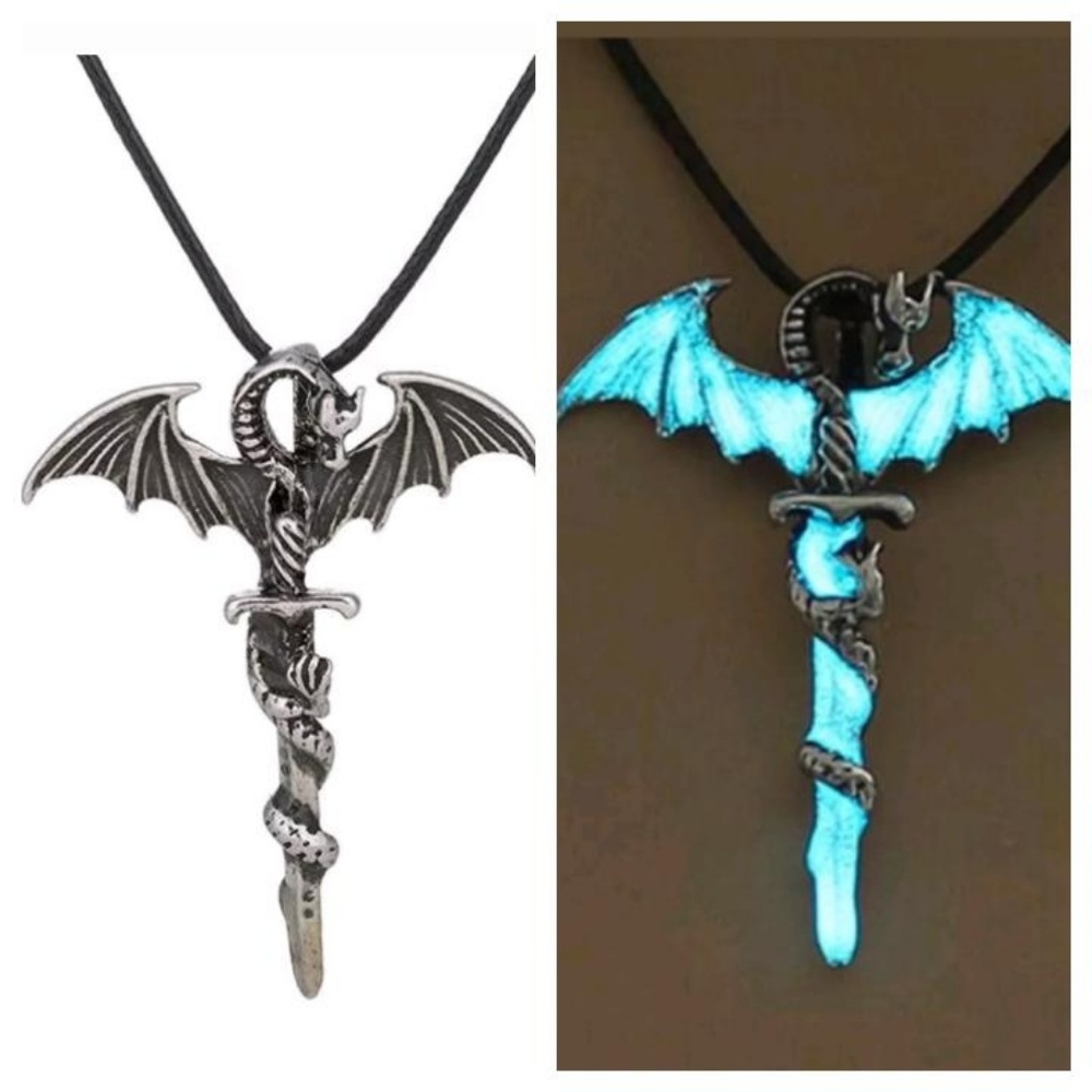 Silver dragon pendant - Picture 1 of 4
